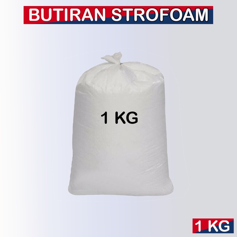Butiran Styrofoam, Styrofoam Butiran 1Kg / Isi Bean Bag Butiran Styrofoam 1Kg