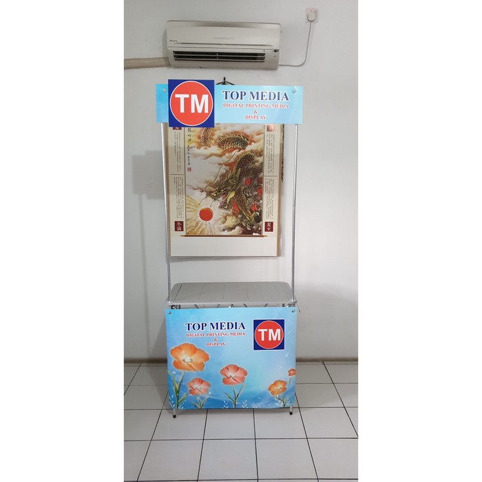 

EVENT DESK / MEJA PROMOSI ALUMINIUM ( TANPA CETAKAN )