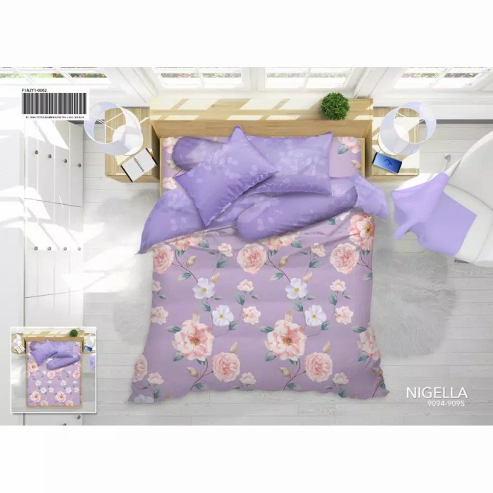 Bedcover Set T30 King My Love Motif Nigella 180x200x30 cm {Property Off Liliy Grosir Sprei Jakarta}