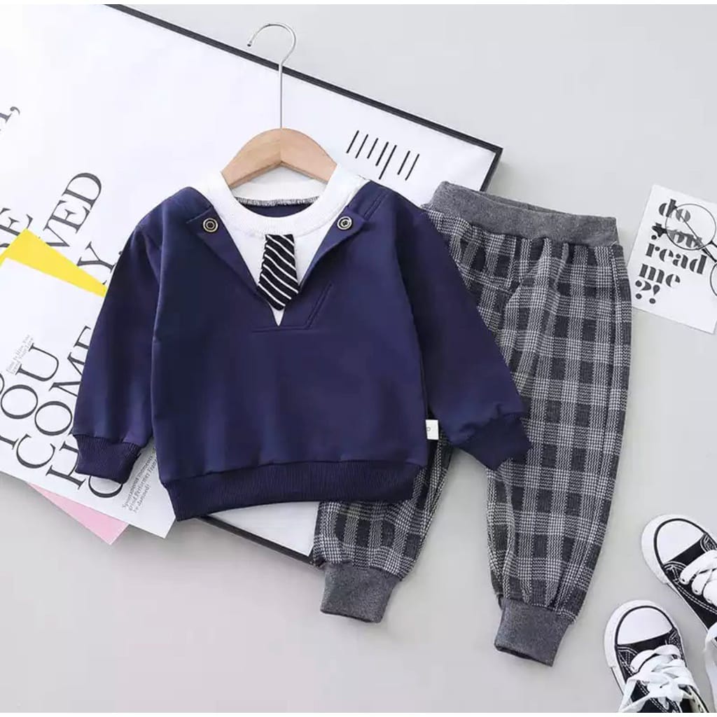 SETELAN ANAK SWEATER ANAK LAI LKI DAN PEREMPUAN UMUR 1-5 TAHUN