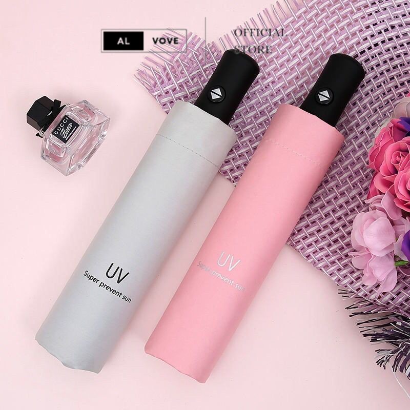 Payung Lipat 3 Tebal Otomatis Anti UV Anti Matahari