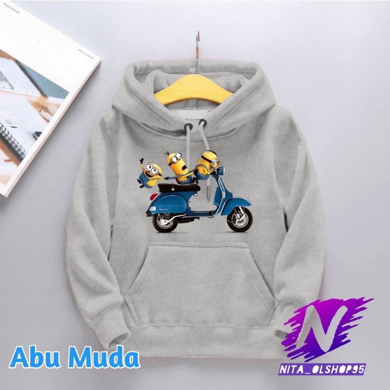 hoodie anak minions vespa