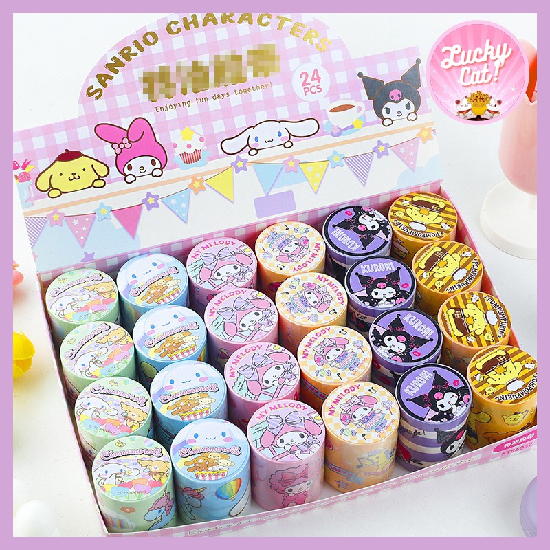 

LUCKY CAT - WASHI TAPE | WASHI TAPE SET | WASHI TAPE STIKER | WASHITAPE | TAPE | ALAT SEKOLAH | AESTHETIC | VINTAGE | KERTAS | Sanrio Special Oils | CINNAMOROLL | MY MELODY | KUROMI | POMPOMPURIN | DIY | Washi Tape Karakter Kartun Lucu Model Korea Jepang