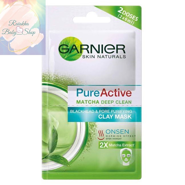 GARNIER Pure Active Matcha Onsen Clay Mask