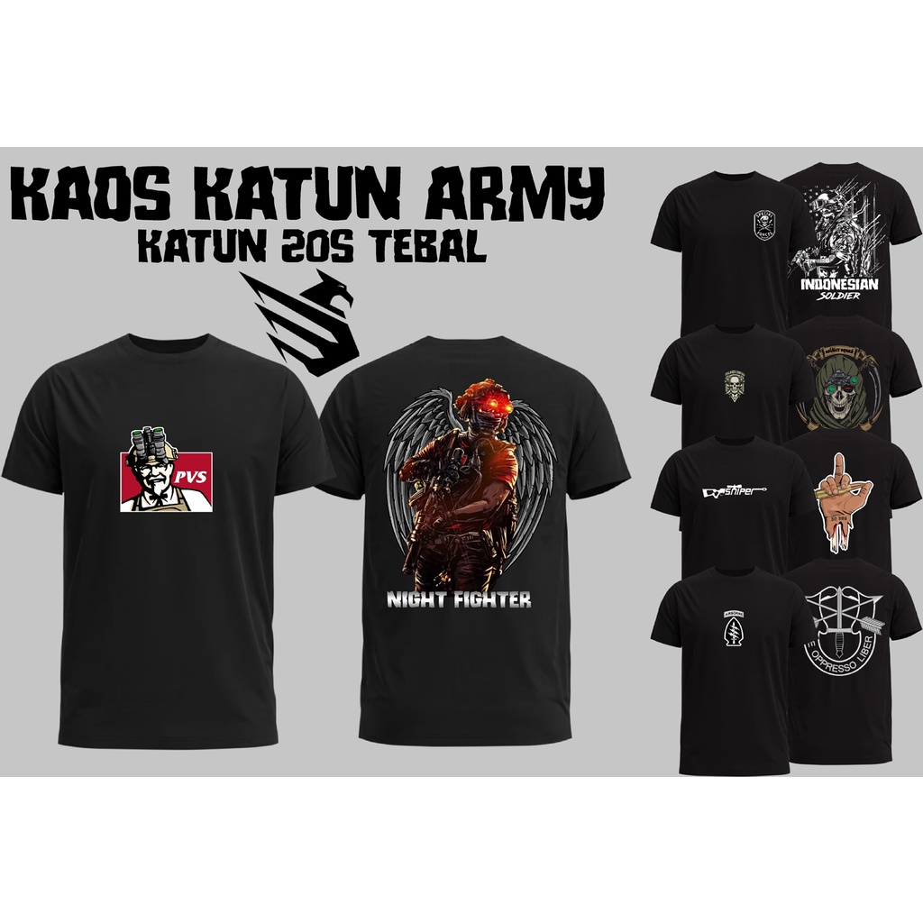 kaos katun tebal 20s desgn terbaru