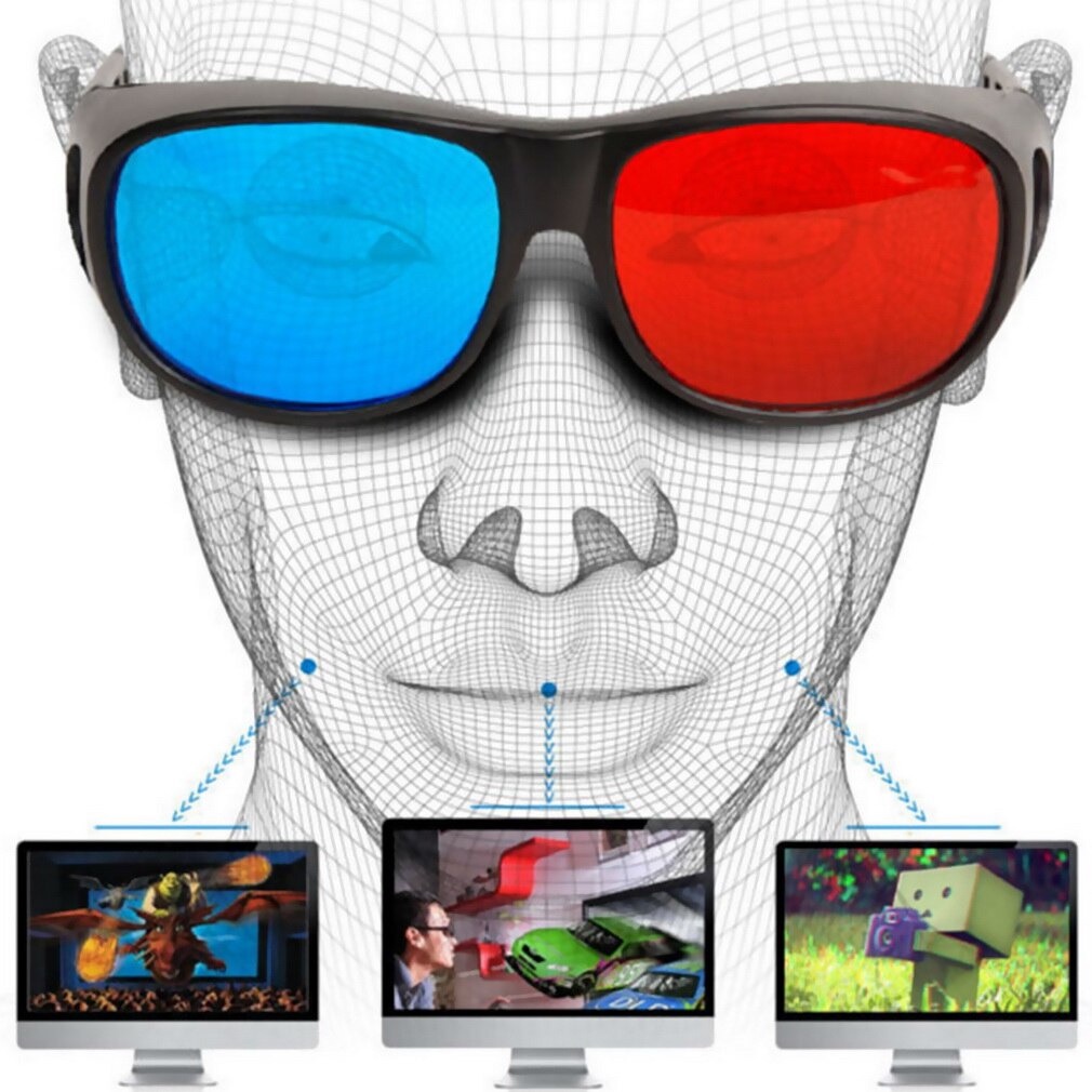 Beawesome Kacamata 3D Frame Plastik H2 - H2