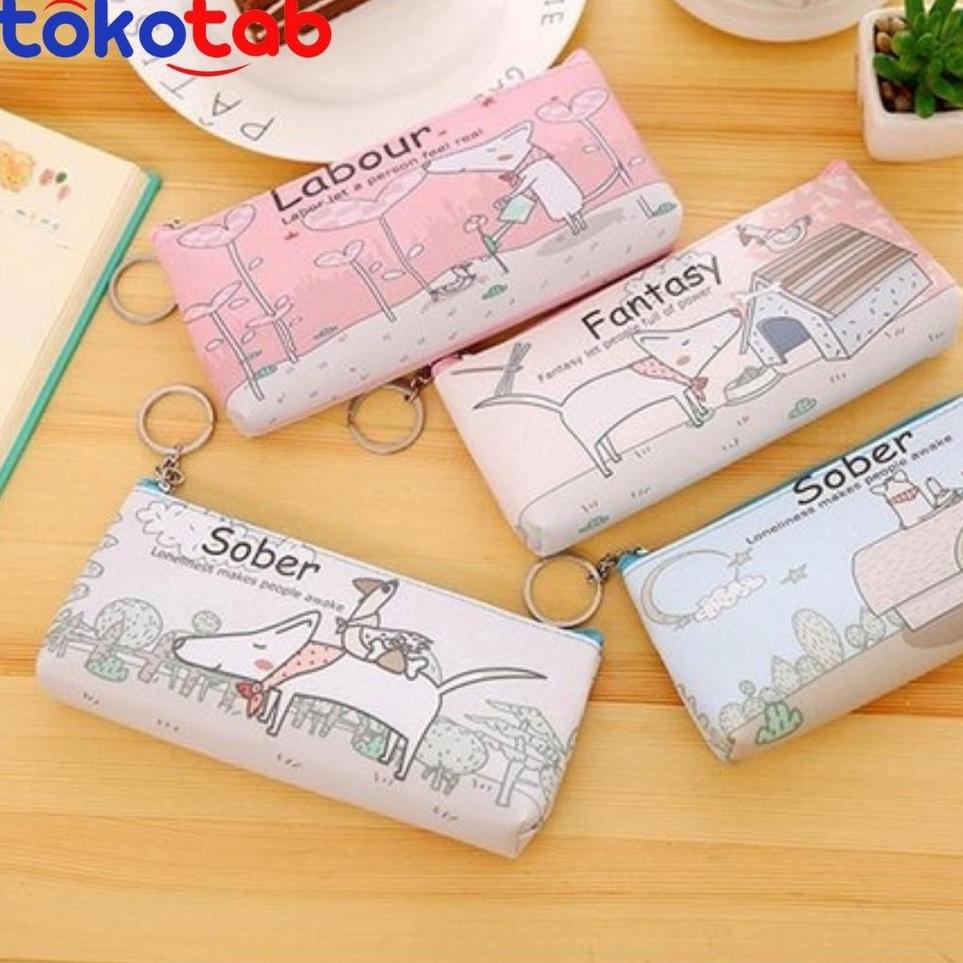 

ざ tab - Tempat Pensil Kotak Pensil Resleting Pencase Motif Lucu Aesthetic ㅉ