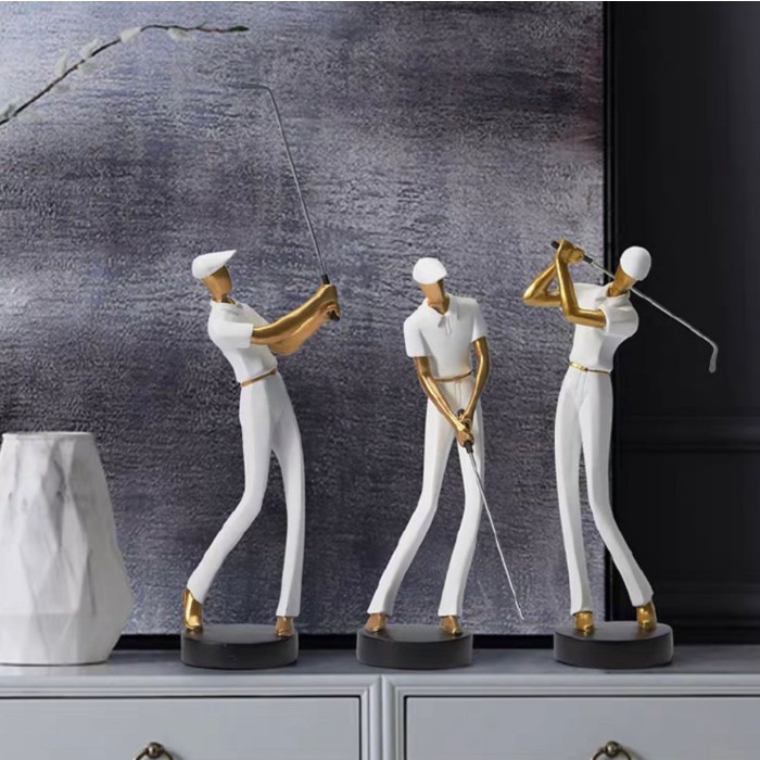 TRIO GOLF DECORATION / DEKORASI //PATUNG