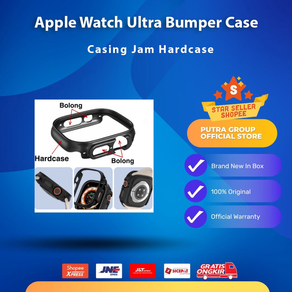 Apple Watch Ultra 49mm Bumper Case Casing Protection Hardcase Premium