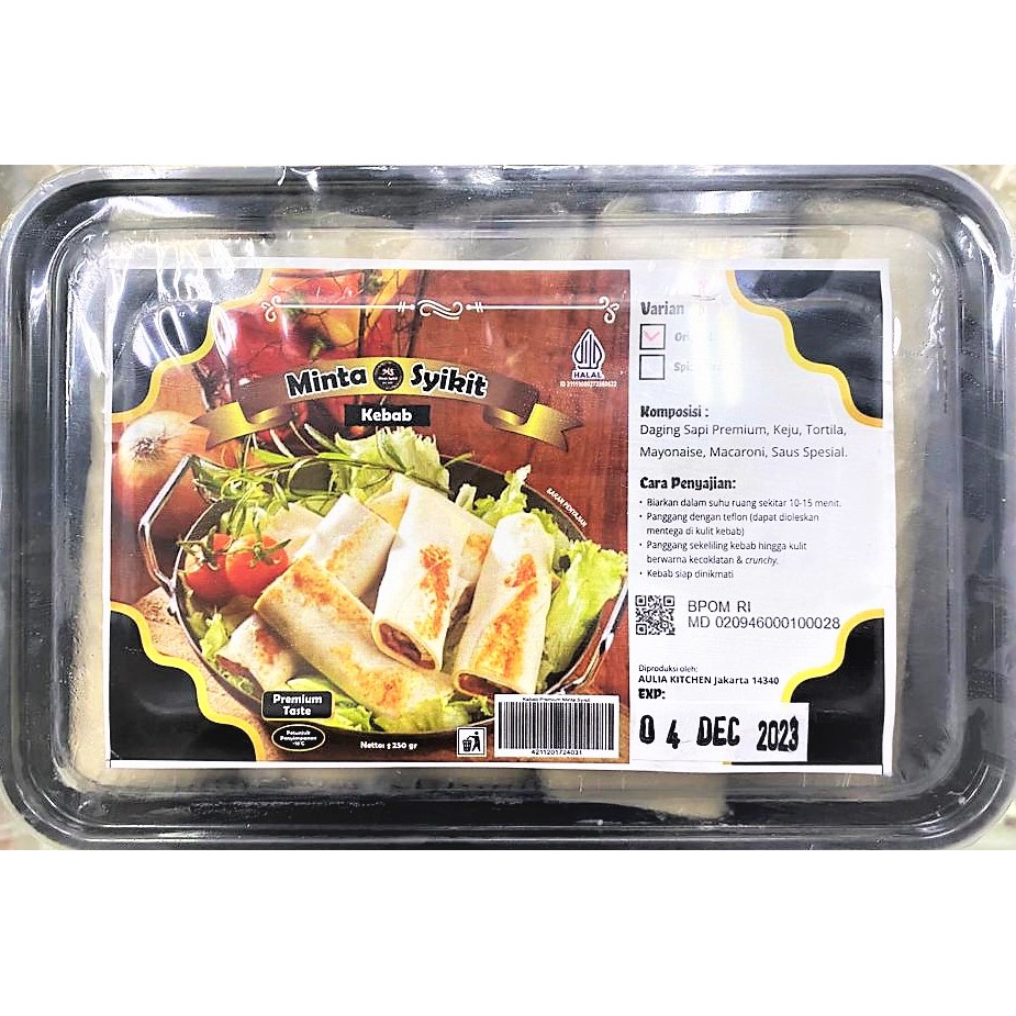 

Minta Syikit Kebab Original (Isi 10) 500gr