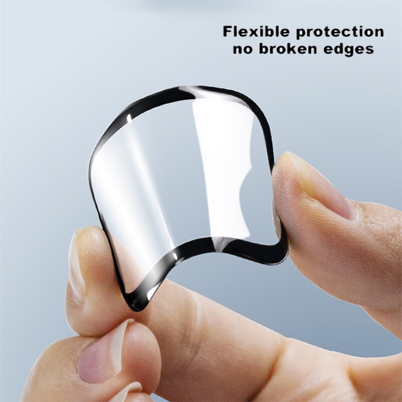 Screen Protector Film compatible With Watch Series 8 7 6 SE Fingerprint proof HD Clear Protective Film Case Friendly