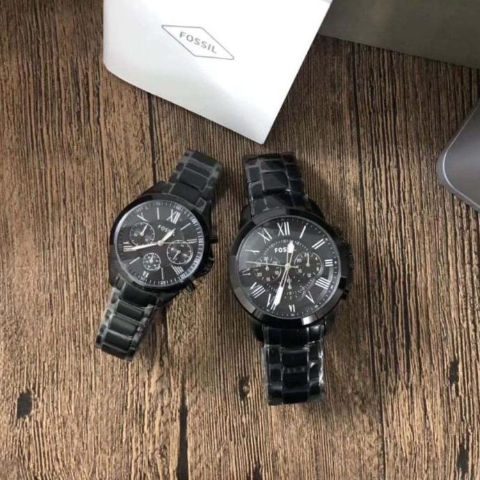 GROSIR Jam Tangan Couple Fossil Type FS4736