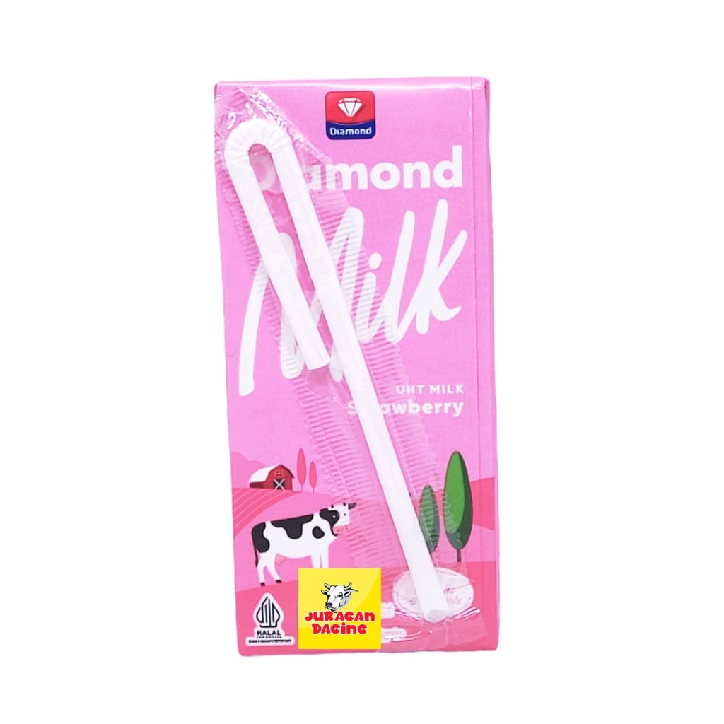 

Diamond Milk Susu UHT Strawberry 200ml
