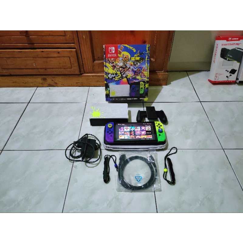 Nintendo switch oled splatoon 3 Cfw 256 GB fullgame switch cfw fullset
