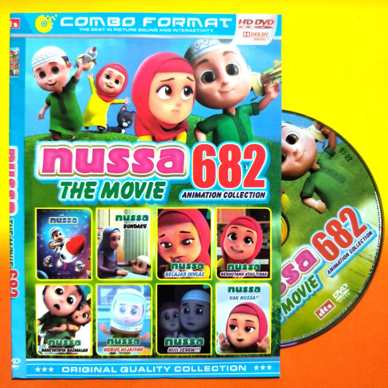KASET FILM KARTUN ANAK ISLAMI KOLEKSI NUSSA THE MOVIE VOLUME TERLARIS 682.