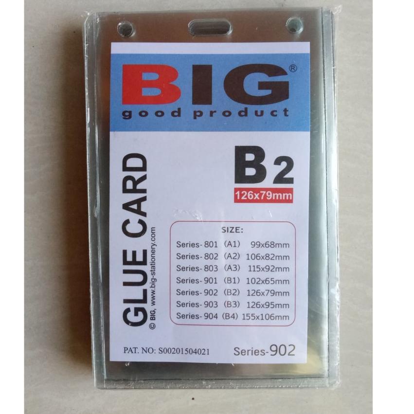 

お ID Card - Name Tag - Card Holder B2 126mm x 79mm BIG // OA B2 ヴ