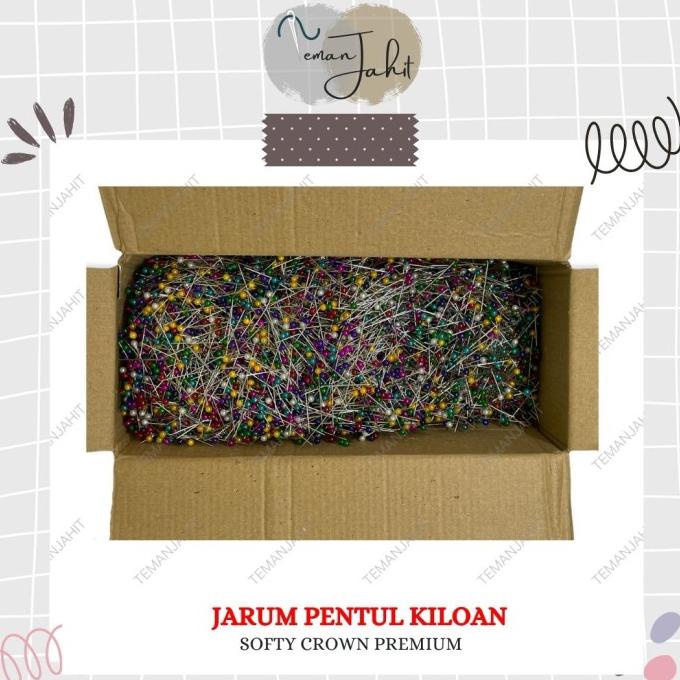 JARUM PENTUL KILOAN PREMIUM - SOFTY CROWN