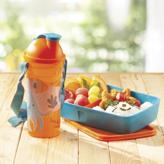 Tempat makan anak Tupperware kids lunch set promo