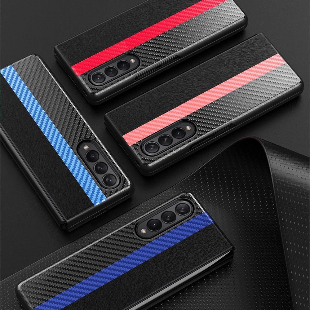 CARBON HARD CASE SAMSUNG Z FOLD 4 FOLD 3 5G FOLD 2 FOLD 1 FULL PROTECTOR CASE HIGH QUALITY PREMIUM