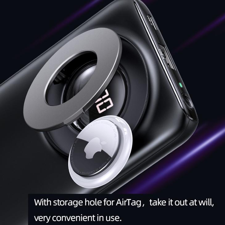 Chekout USAMS Official Original PB62 PD/ QC Wireless Powerbank Magnetic Led Display Holder Fast Char