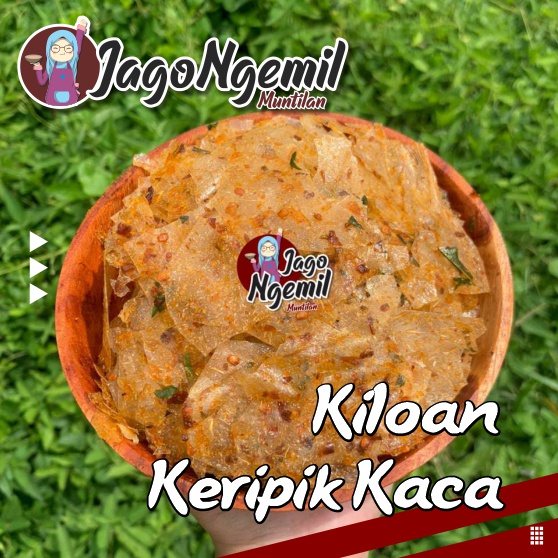 

KRIPCA KILOAN (Keripik Kaca) PEDAS DAUN JERUK | SNACK KEKINIAN PEDAS RENYAH BUMBU DAUN JERUK MELIMPAH | JAGO NGEMIL HARGA PALING MURAH