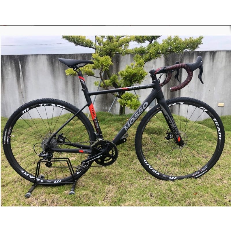 FRAME SEPEDA ROADBIKE MOSSO 710TCS SIZE 500MM 50CM DISCBRAKE RANGKA ROAD BIKE BALAP MOSO UKURAN 500 MM 50 CM ALLOY WARNA BLACK RED HITAM MERAH