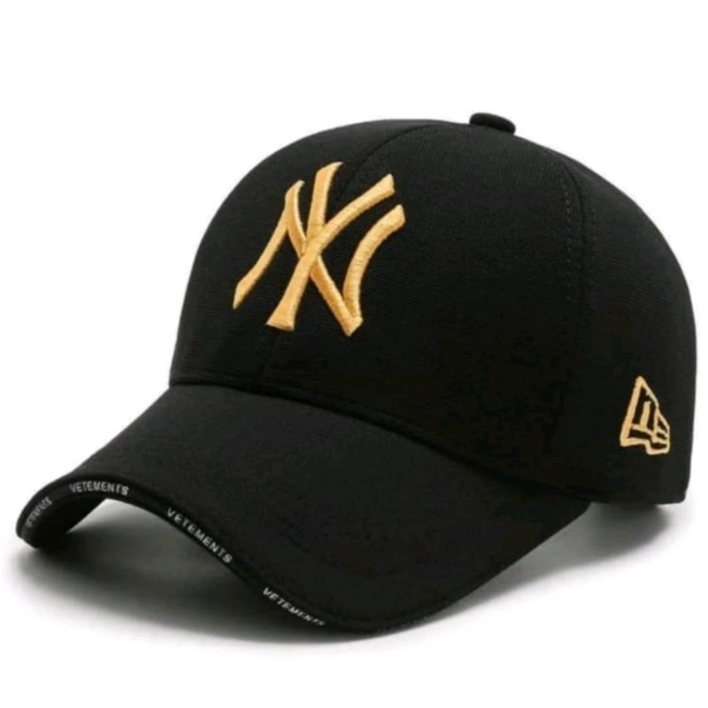 Topi Baseball New York Import Unisex Cap Bordir Casual Hat Real Pict