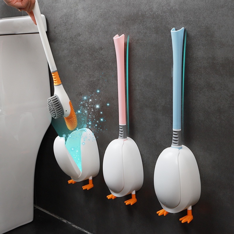 Sikat Toilet Bebek Toilet Brush Pembersih Closet Silicon