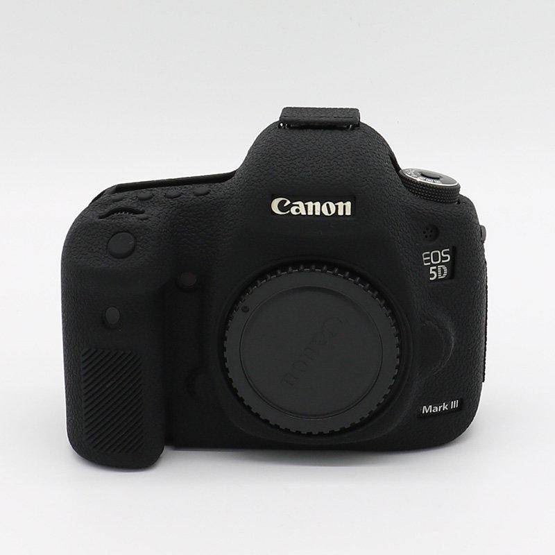 Untuk Canon EOS 6D 80D 750D 3000D 4000D 200D 5DS 5DR 5D Mark III IV 5D3 5D4 Silicone Skin Case Penutup Tas Kamera DSLR