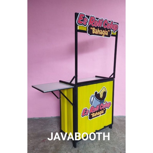 Booth Portable Besi Semi Container Model Lipat