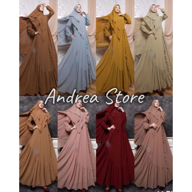 GAMIS SYARI MARYAM BY HUMAIRA