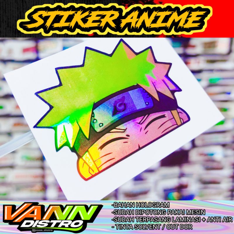 STIKER NARUTO HOLOGRAM