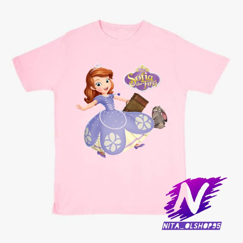 baju anak kaos anak putri sofia the first