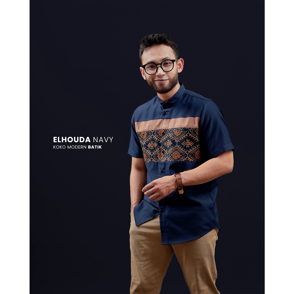 ELHOUDA NAVY dan ELHOUDA NAVY LONG Fadkhera Original Bahan Japan Cotton Quality dan Premium Cotton K