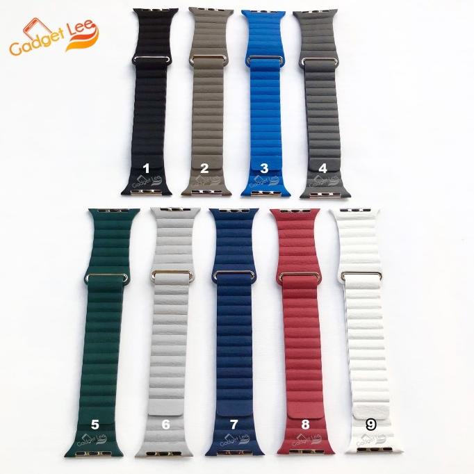 Strap Apple Watch Leather Magnetic Loop - Tali Band Apple Watch