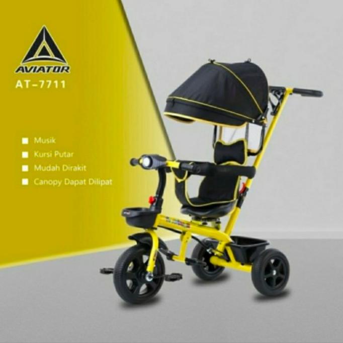 Sepeda Anak Roda Tiga 3 Aviator Tricycle Aviator At 7711 #Original