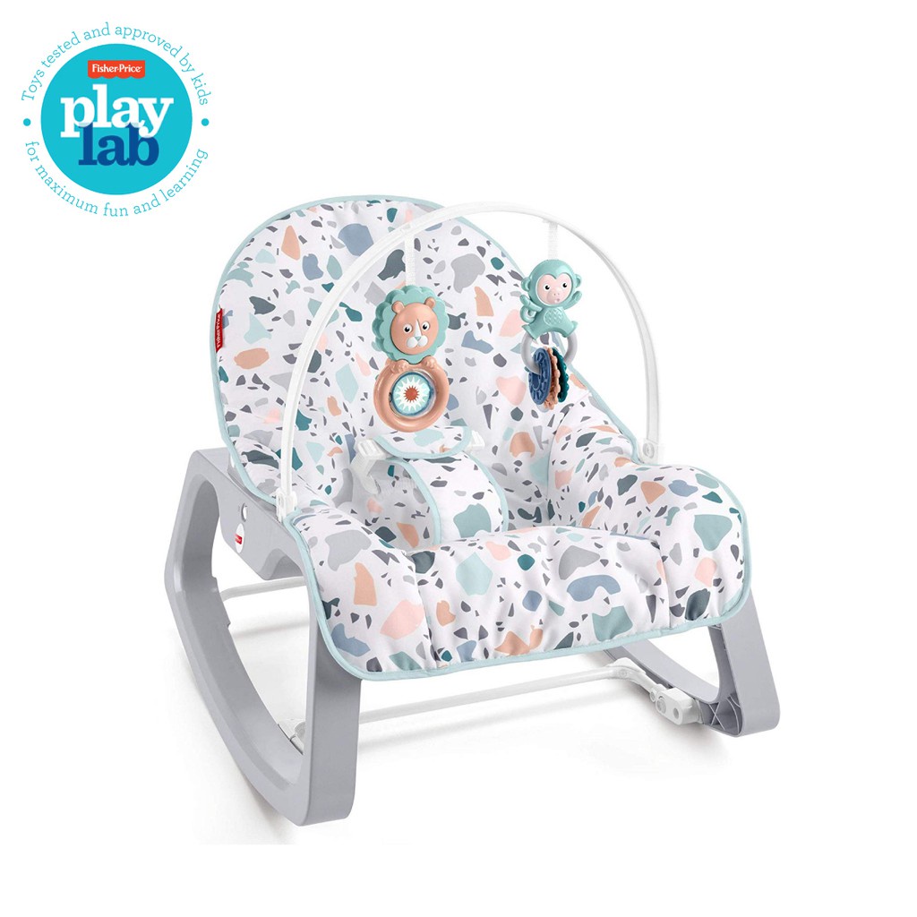 ByKiddos - Kursi Goyang Anak Bayi Balita Fisher Price Infant to Toddler Rocker Pacific Pebble