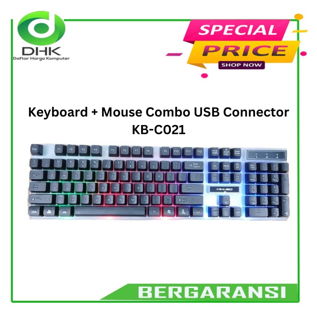 Keyboard Mouse Gaming RGB Mikuso KB-C021