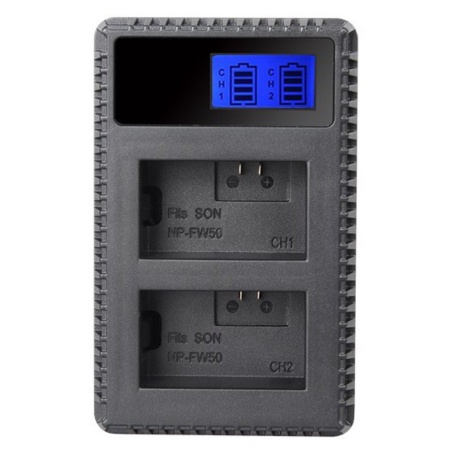 

Dijual Charger Baterai Kamera 2 Slot untuk SONY NP-FW50 - LCD2-NPFW50 - Black Berkualitas