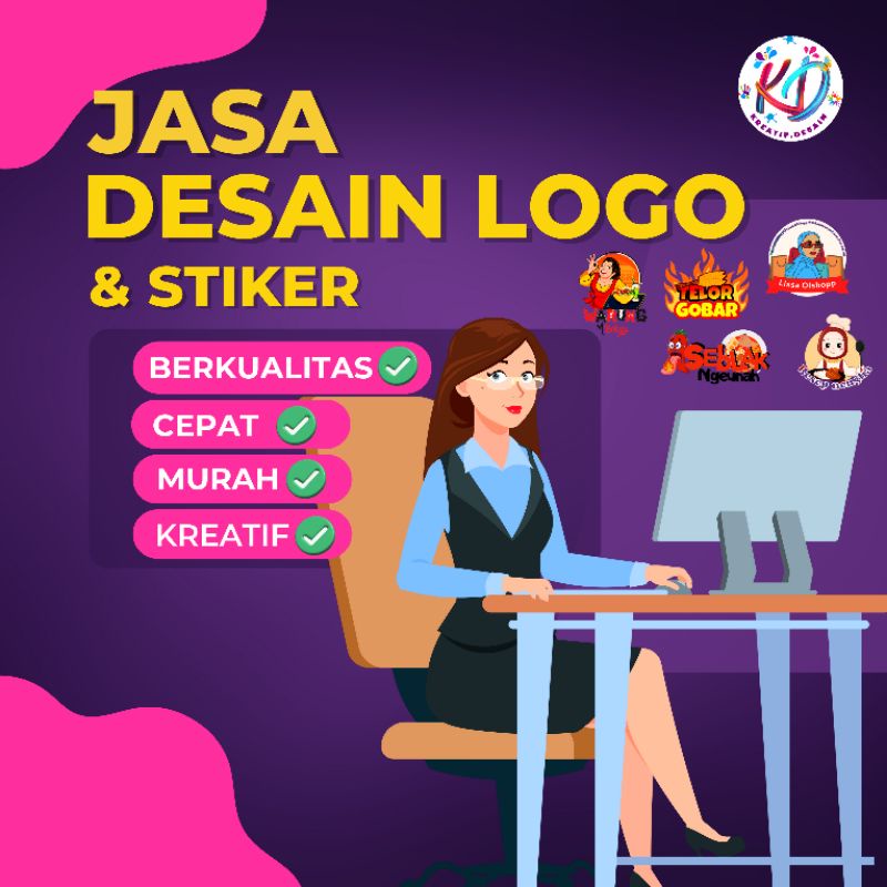JASA DESAIN LOGO CUSTOM/ DESAIN LOGO TOKO/ DESAIN LOGO KEMASAN
