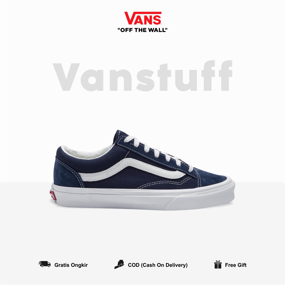 Style 36 Dress Blue Suede Original 100% Global Market Guarated Vanss Ori Tali Biru