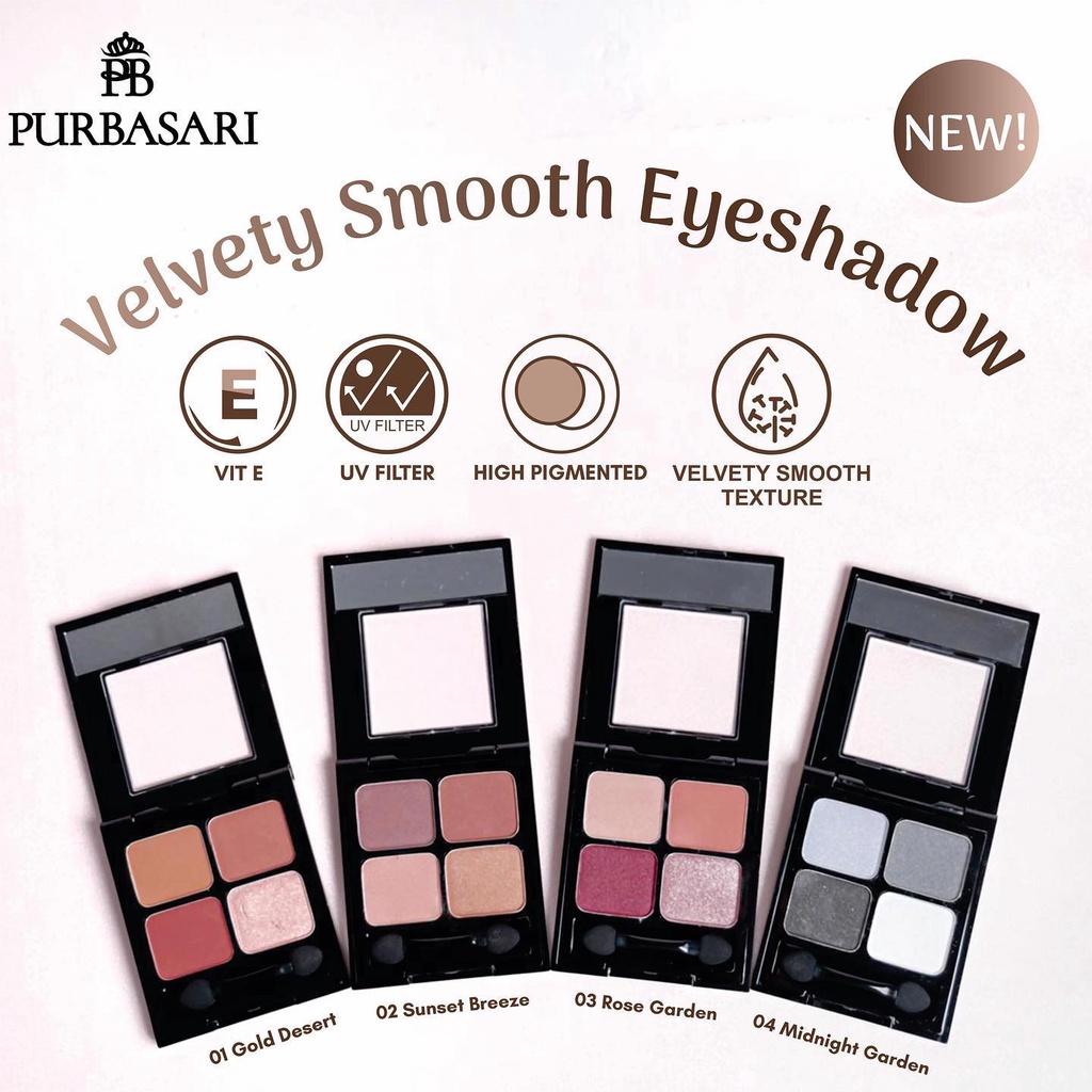 Purbasari Velvety Smooth Eyeshadow