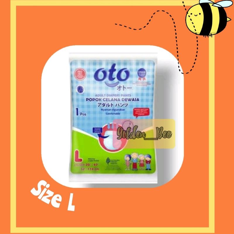 OTO adult pants popok dewasa tipe celana sachet min pembelian 10 pcs ya kak terimakasih