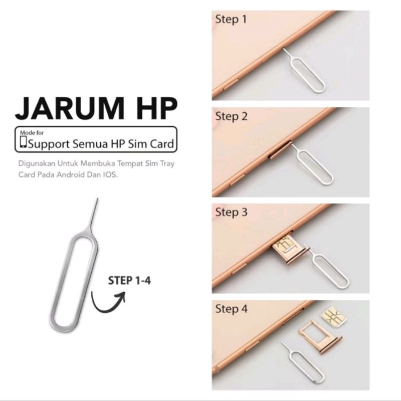 Jarum Tusukan Handphone / Colokan Sim Card