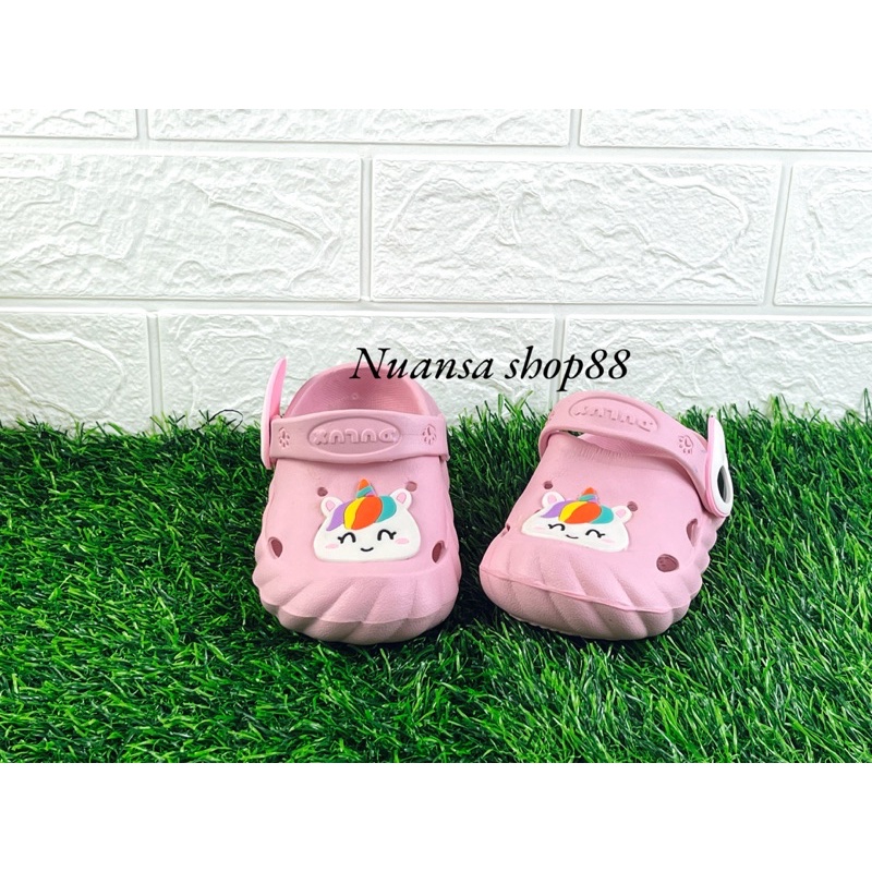 Sandal Sepatu Anak Perempuan Karakter Unicorn Merek Dulux TERBARU Ukuran 20-25 DX-377E