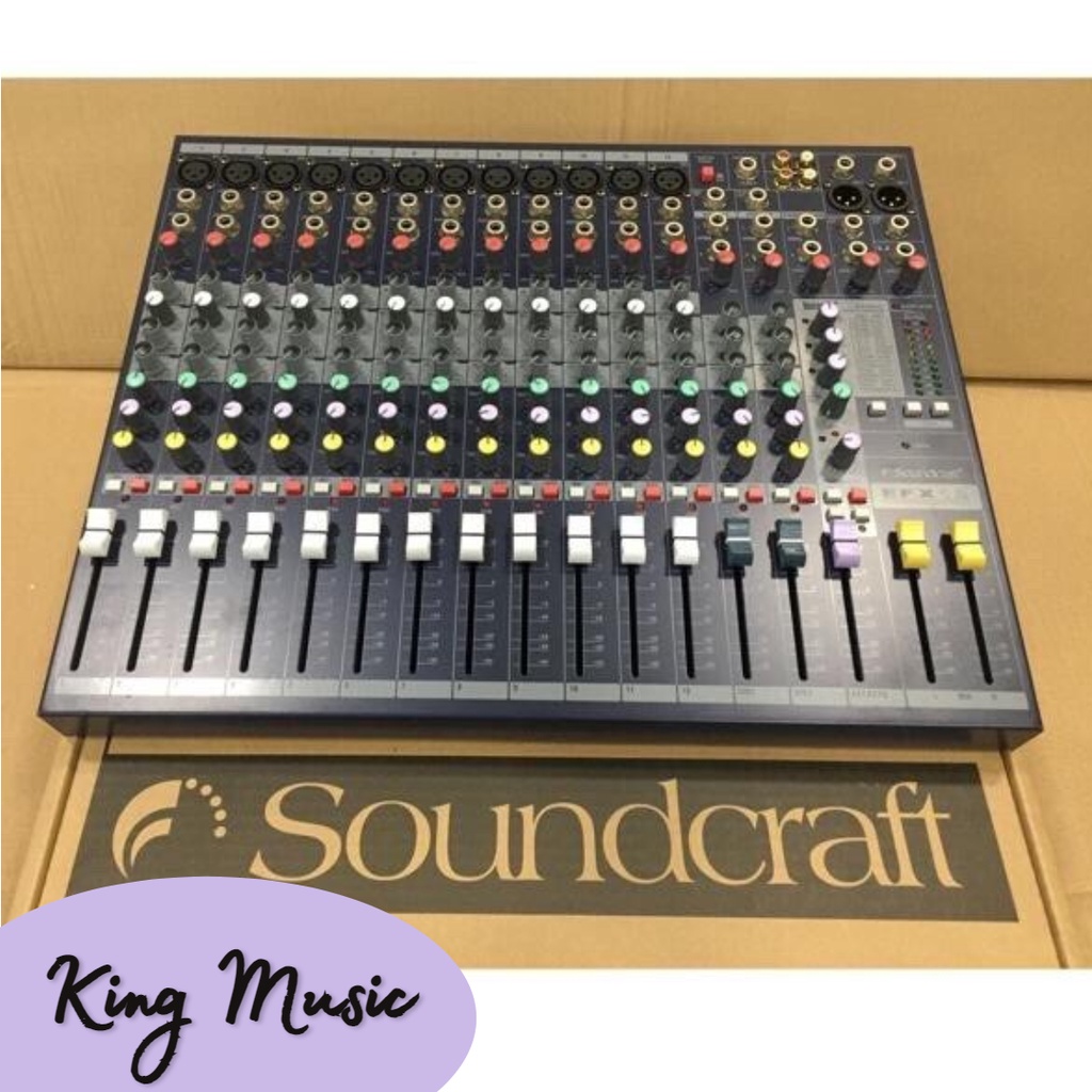 audio mixer soundcraft efx 12/efx12 12 channel