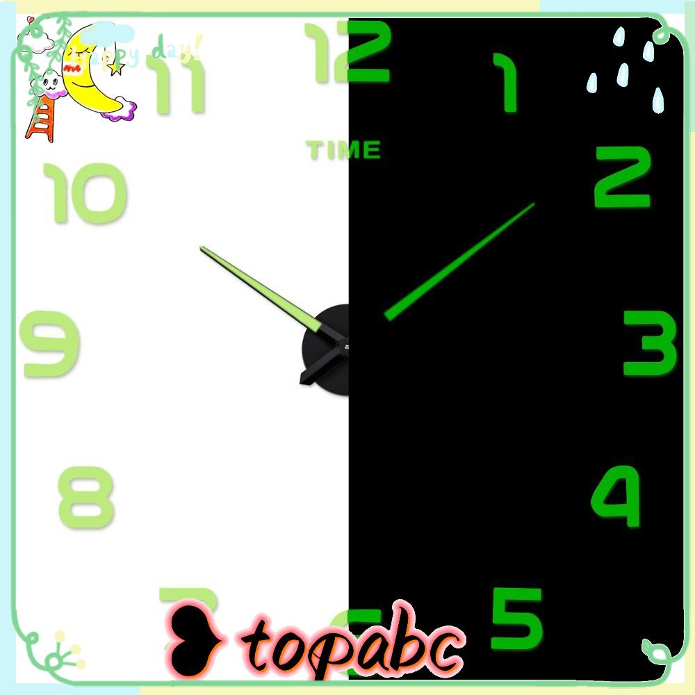 Top Jam Dinding Untuk Rumah Luminous Frameless Digital Clock