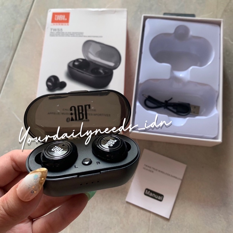 JBL TWS 5 BLACK WIRELESS EARPHONE ORIGINAL IMPORT [READY STOCK]
