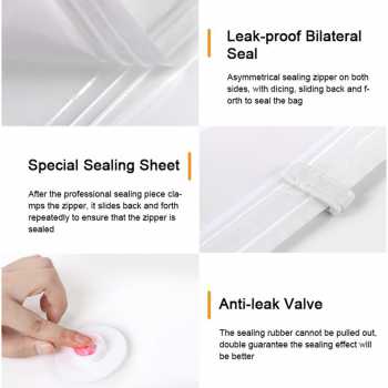 [10 PCS] Kantong Plastik Pakaian Vacuum Bag with Hand Pump / Vacuum Bag Kantong Plastik Pakaian Selimut / Penyedot Udara pada Plastik Alat Press Pakaian Traveling / Hemat Space Penyimpanan Baju Pakaian Bepergian Traveling vakum pakaian travel plastik