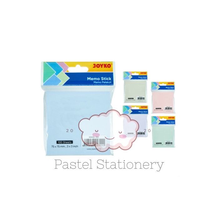 Jual Memo Tempel Sticky Notes Morandi Joyko Mms Kertas Stick Note Pastel Joyko Shopee